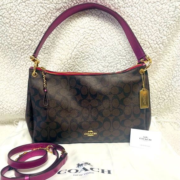 COACH Mia Shoulder Bag In Signature Canvas F87703 - Picture 4 of 13